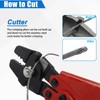 JSHANMEI Fishing Crimping Tool Heavy Duty Crimper Pliers with Crimp