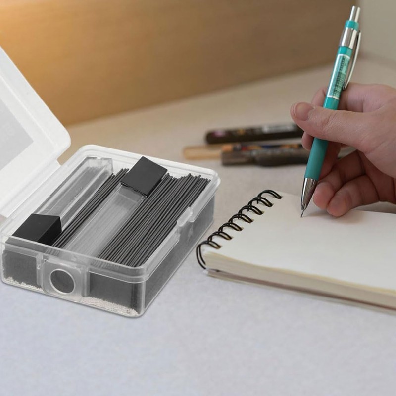 1000pcs Mechanical Pencil Leads 0.5 2b Large Capacity Easy Carry