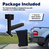 VONLX Trash Can Hauler Grabber with 2 inch Hitch Reciever,