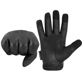 ONETAC TACTICAL 24/7 POLICE DUTY PATROL SEARCH GLOVES CUT RESISTANT KEVLAR LINER AND WATERPROOF LINER TOUCH SCREEN FRIENDLY (MEDIUM)