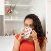 Relaxdays Cup Holder Cabinet Insert for 10 Cups, Metal Cup