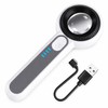 USB Rechargeable 60x HD Magnifier with LED & Purple Light