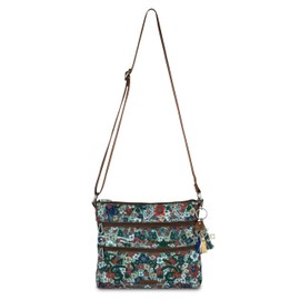 Sakroots Basic Crossbody Purse - Eco Twill Cross Body Handbag For Everyday & Travel - Zipper Closure & Adjustable Strap