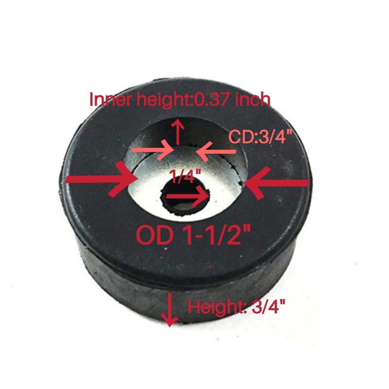 4 Pack (8PACK) Air Compressor Replacement Rubber Feet No.219 Foot