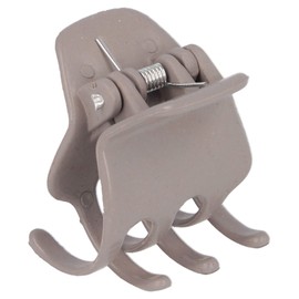 PARSA Beauty Nature Love Medio Wheat Straw Hair Claw - Sustainable Hair Clip Made of Natural Material - Hair Accessory for Fashionable Hair Styling - Hair Clip Taupe