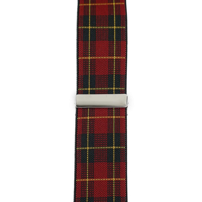TigerTie Unisex Y-shaped braces with 3 extra strong clips, colour