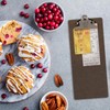 Securit Wooden Bill Presenter Clipboard, Brown with Stainless Steel Clip