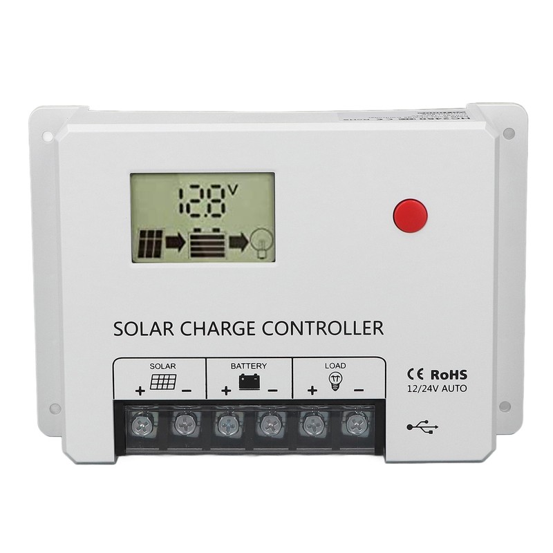 PWM Solar Charge Controller Parameter Automatic Adjustment Large LCD Display