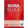Brunnen 1052528 School Notepad (A4, 50 Sheets, Squared, with Margin