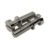 Replacement METRIC Nickel Guitar Tailpiece Mounting Studs(no anchors)