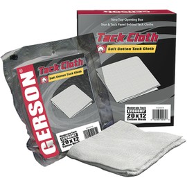 Gerson 020001W Economy Cotton Tack Cloth, 20 x 12 Mesh, 36" Length x 18" Width, White (12 Boxes of 12)