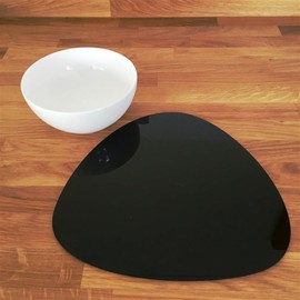 Pebble Placemat Set - Gloss Light Pink 2 Placemats Standard 28cm
