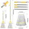 Commercial Mop with Extra Head Replacement, 63Inch Handle Heavy Duty