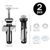 Toilet Seat Fixing Kit, 2 Pieces Stainless Steel Toilet Seat