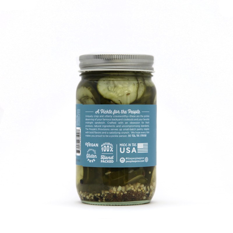 The People's Provisions - Garlic Dill Pickles 16oz - Crunchy,
