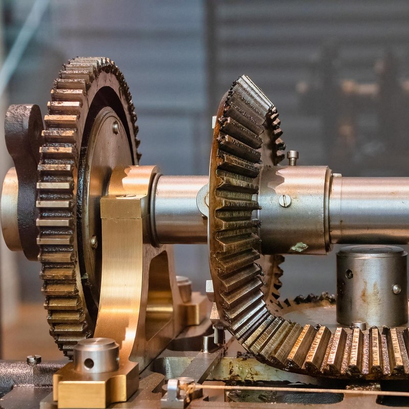 HARFINGTON 2pcs Bevel Gear 1M 16 Teeth 10mm Shaft Hole