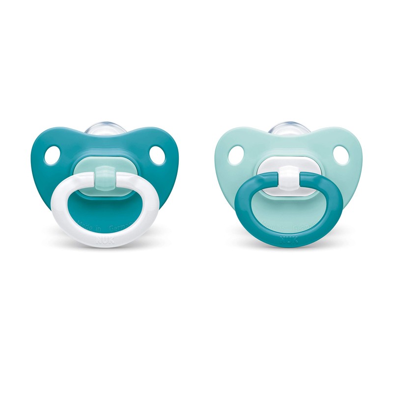 NUK chupetes ortodónticos, Niño, 0-6 Months (Pack of 2)