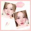 Wirwody グラデーション チーク 2色チーク 血色感アップ 小顔メイク 自然仕上げ オレンジピンク系 毛穴ぼかし 長時間キープ