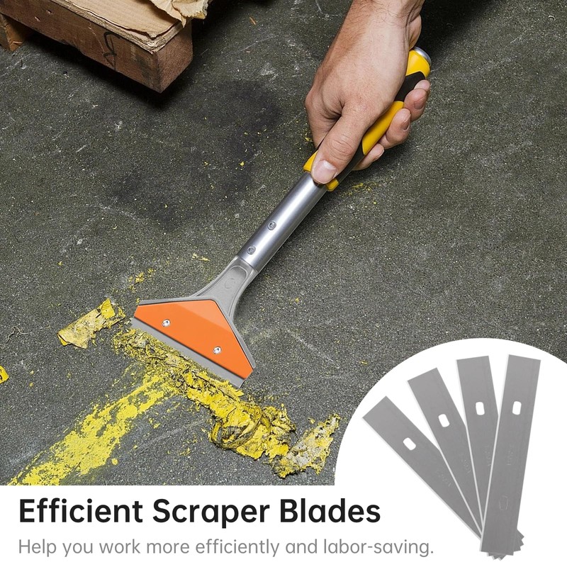 4" Scraper Blades, 100 Pcs Replacement Scraper Razor Blades, Ultra-sharp
