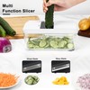 ZABINS Vegetable Chopper, Professional Food Chopper & Mandoline Slicer with