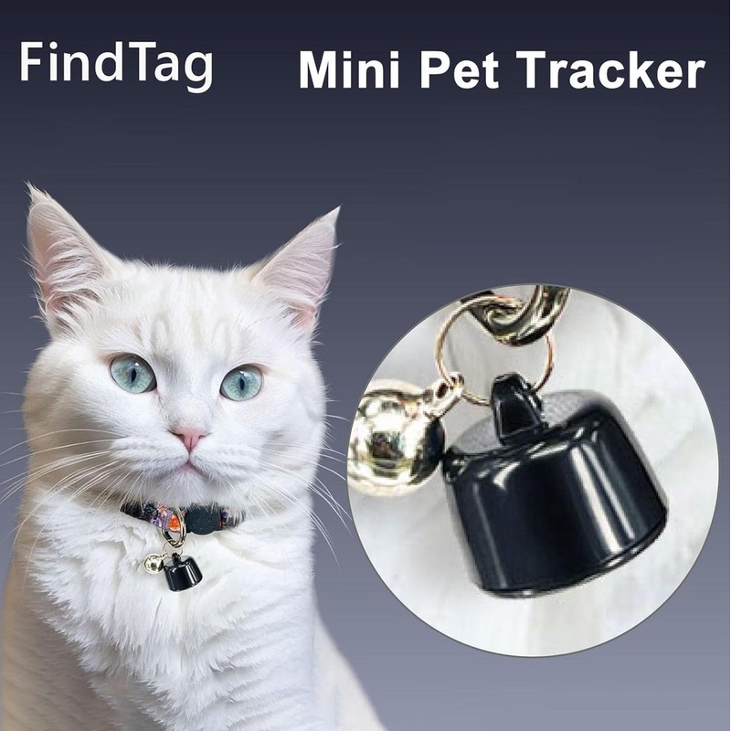 GPS Tracker Cat Dog, Pet Tracking Device for Dogs, Cats,