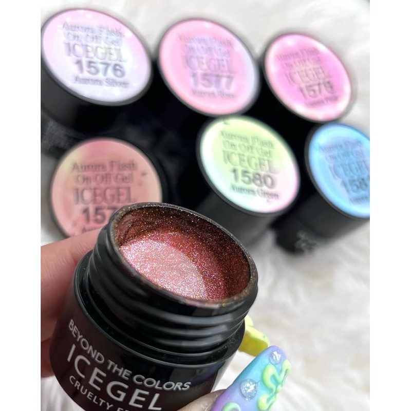 ICE GEL ABLACK Aurora Flash On Off Gel 1579 3g