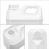 WUWEOT 3 Pack 2.5 L Plastic F-Style Jugs, Large Empty