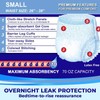LivDry Adult S Incontinence Underwear, Overnight Comfort Absorbency, Leak Protection,