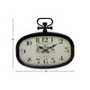 Deco 79 Metal Decorative Pocket Watch Style Wall Clock for