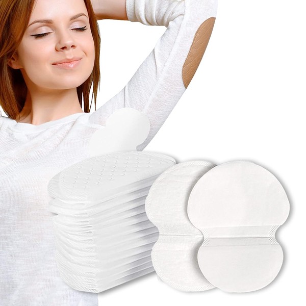 Underarm Pads, Pack of 30 Armpit Sweat Pads, Anti-Sweat Pads, Disposable Armpit Sweating Pads, Invisible Comfortable Underarm Sweating Protection for Men and Women