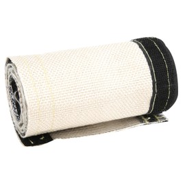 Haosie Heat Shield, 23.6 * 4.2in Exhaust Heat Shield, Heats Reflective Fabric Suitable for Wires or Pipes with Diameters Ranging from 1/2 Inch to 3 Inches