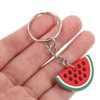 LOGOFUN 40pcs Watermelon Keychains Watermelon Slice Keyring Fruit Keychain Charm