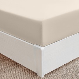 Mellanni Fitted Sheet 180 x 200 cm - Soft, Wrinkle-Free, Elastic All Around - (180 x 200 cm, Gold Elf Leg)