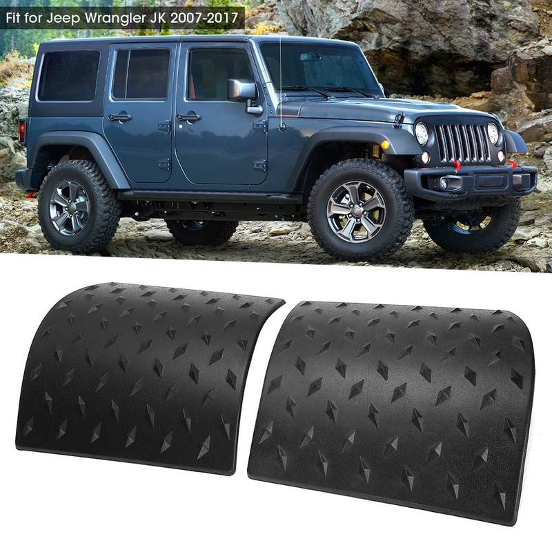 2Pcs Engine Hood Body Armor Cowl Side Cover Trim Fit