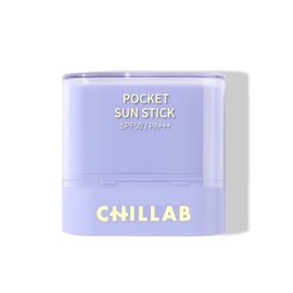 Chillab Pocket Sun Stick SPF 50 PA Proteccin Solar Porttil Hidratacin y Cuidado de la Piel Ideal para Rostro y Cuerpo Control de Brillo Acabado Mate  