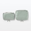 MuJI Pocket Selectable Collection Case A5 Wide Moss Green Approx.