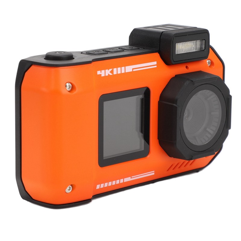 4K 65MP Underwater Camera Autofocus 2.88in 1.44in Dual Screen 2500mAh