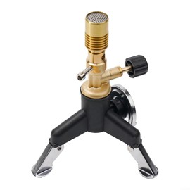 Tragbarer Bunsenbrenner, Bunsenbrenner, Licht-Gasbrenner, schwarz + kupferfarben