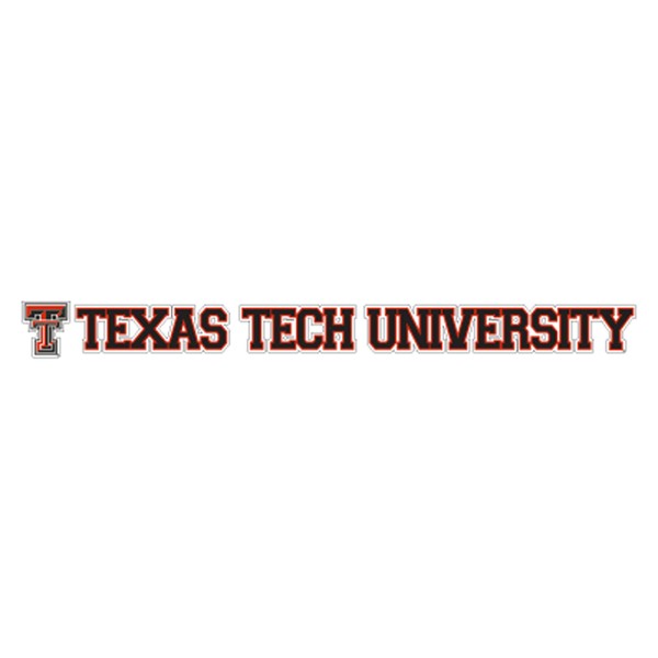 Craftique Texas Tech Decal (TT Texas TECH University DEC (19''),