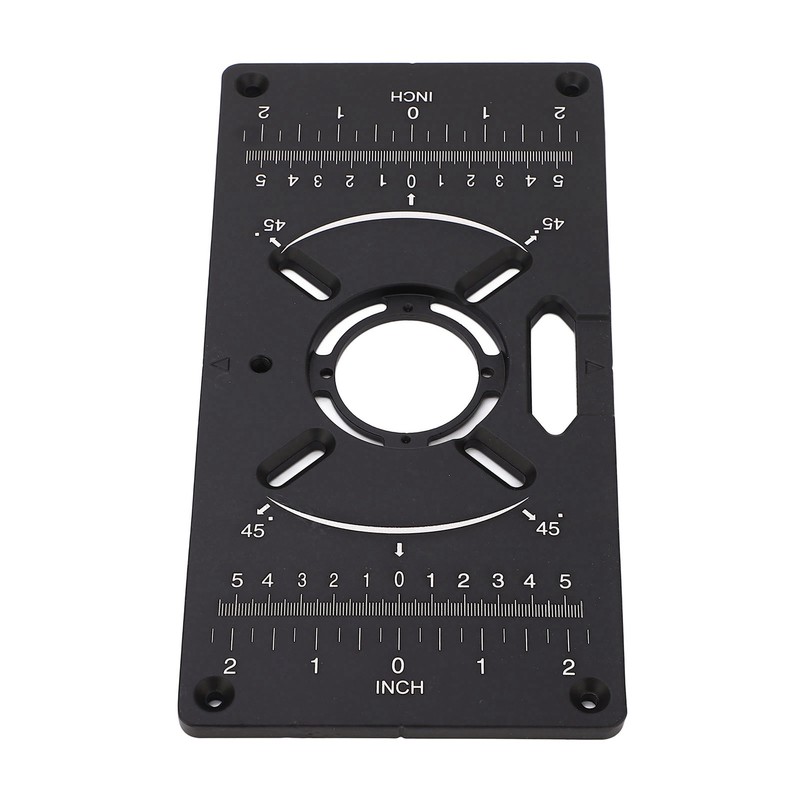 Router Plate Aluminum Alloy Router Table Insert Plate Trimming Machine