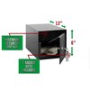 Templeton Safes Key Lock Depository Drop Safes, Single Lock, 4