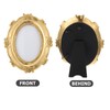 Alipis Resin Oval Photo Frame Home Photo Holder Decor for