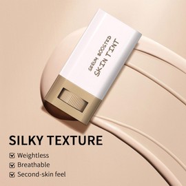 SWETIYOU Multi-Use Foundation Stick Beauty Balm Serum Boosted Skin Tint, On-The-Go Tinted Solid Serum, Lightweight and Buildable Creamy Skin Tint Stick Makeup, Natural Finish(05#)