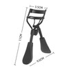 2pc Black Portable Eyelash Curler - Crimps and Curls Lashes
