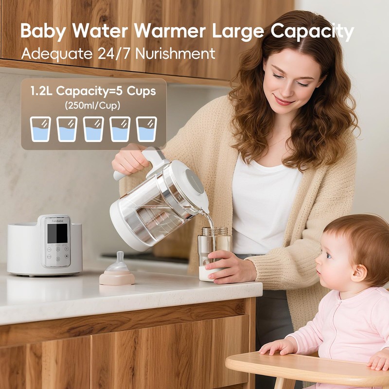 Instant Water Warmer, Baby Bottle Warmer with Faster Cooling Fan