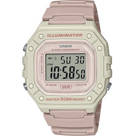 Casio Collection Unisex Digital Quartz Watch, pink, Sporty