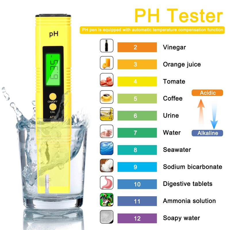 Professional PH Tester TDS/EC Test Pen Soil Moisture/PH/Sunlight Intensity Testers