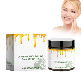 Tallow Balm Cream For Skin Care, 100 G Honig Balsam Beef Tallow Cream Rindertalg Creme Tallow Balm Für Korper Rindertalg Creme Für Die Hautpflege, Feuchtigkeitscreme Für Gesicht Und Körper