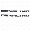 GMC 2x Denali HD Side Door Tailgate Letter Nameplate Emblem