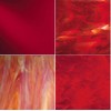 RED Variety Stained Glass Pack (4 Sheets)
